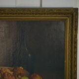 Oil painting on canvas, still life, signed C. Declercq, 1893