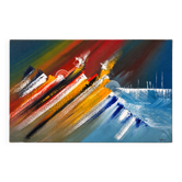 Original signed painting - contemporary abstract art - Rio - 100x60cm