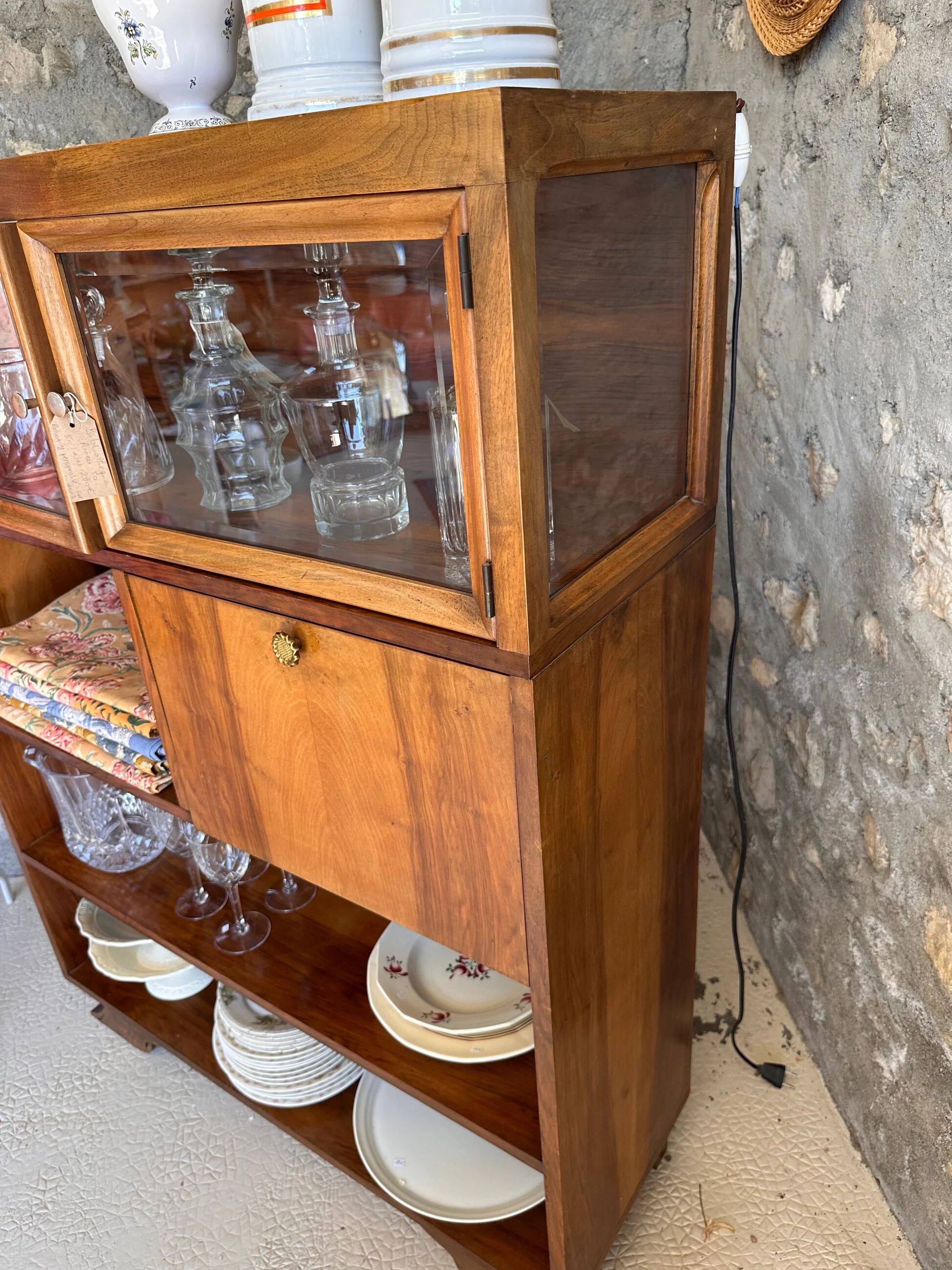 1950s display cabinet