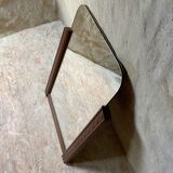Miroir en bois de coiffeuse style art déco, 95x66 cm