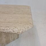 Italian travertine coffee table