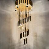 Mid-century design hanging lamp by Ernst Palme , Germany , 1970s