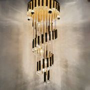 Mid-century design hanging lamp by Ernst Palme , Germany , 1970s