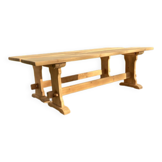 Pair of solid wood benches