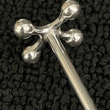 Christofle 12 holder knives balls model atomium very good condition ref CH10PC