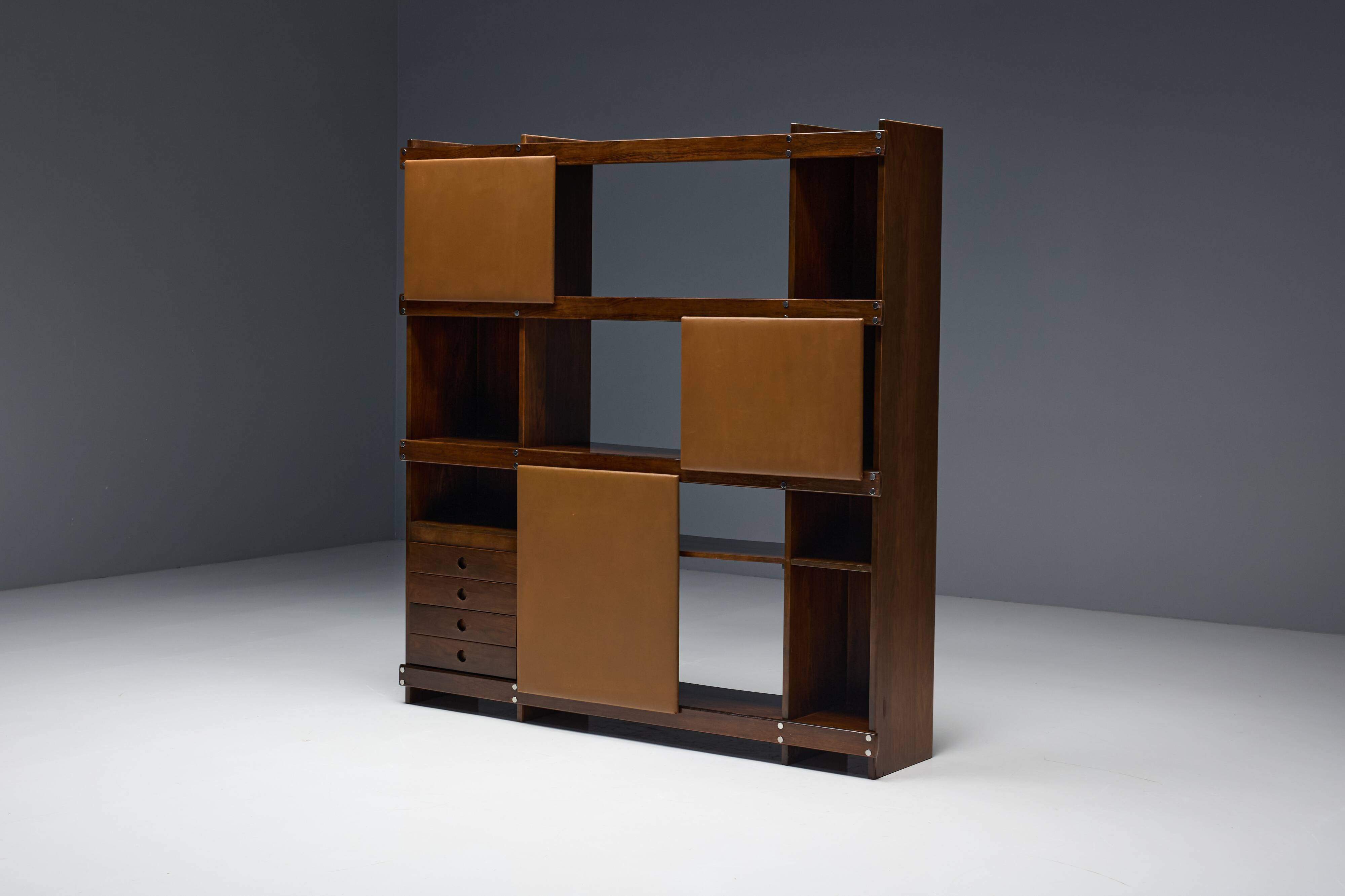 Bookcase 'Adolpho' by Sergio Rodrigues for OCA, Brazil, 1960s