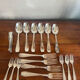 Set of silver-plated cutlery