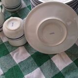 Set of 10 cups and saucers Total