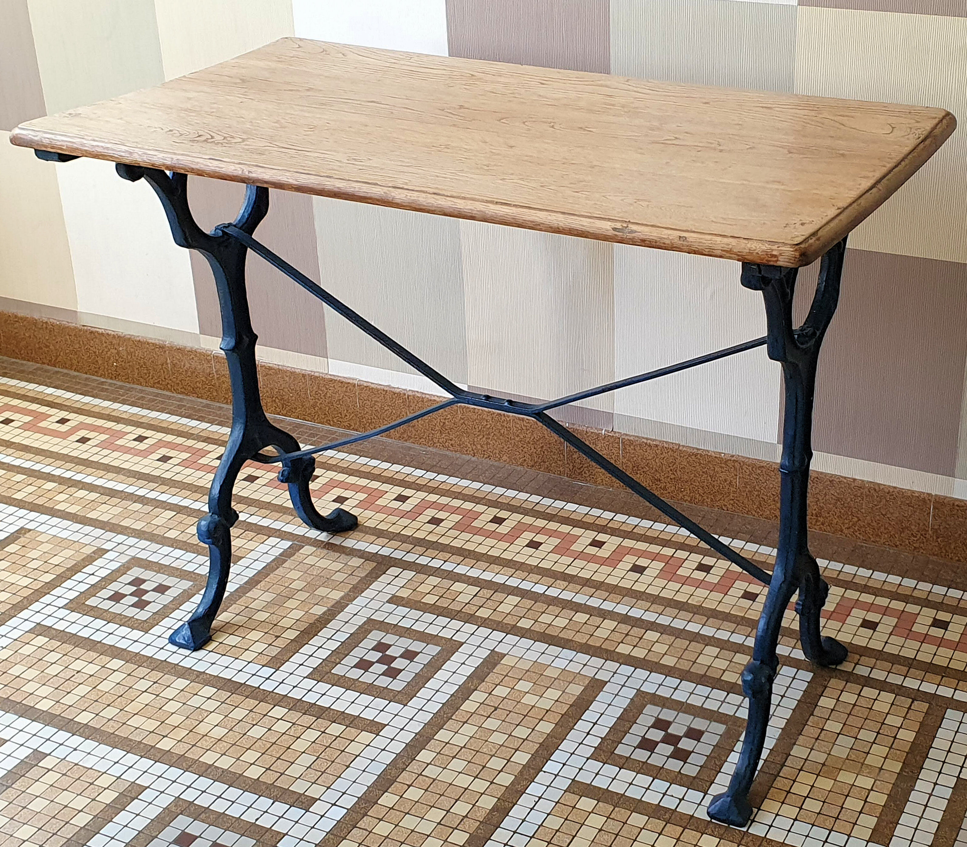 Bistro table wooden tray