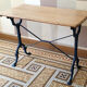 Table bistrot plateau bois