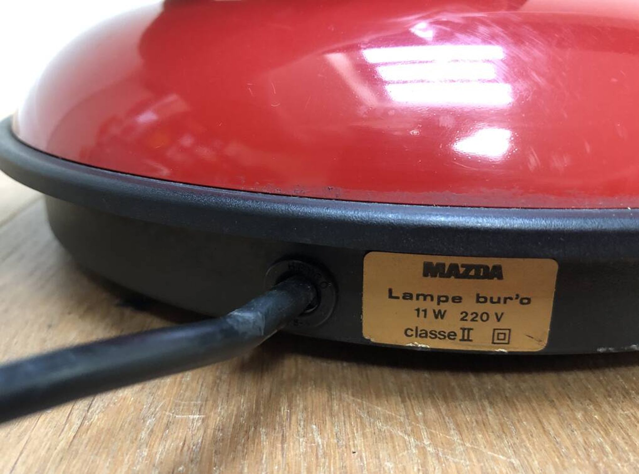 Lampe de bureau vintage années 80 mazda