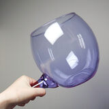 Service à sangria/punch vintage années 70 cristal Alexandrite "Bleikristall"