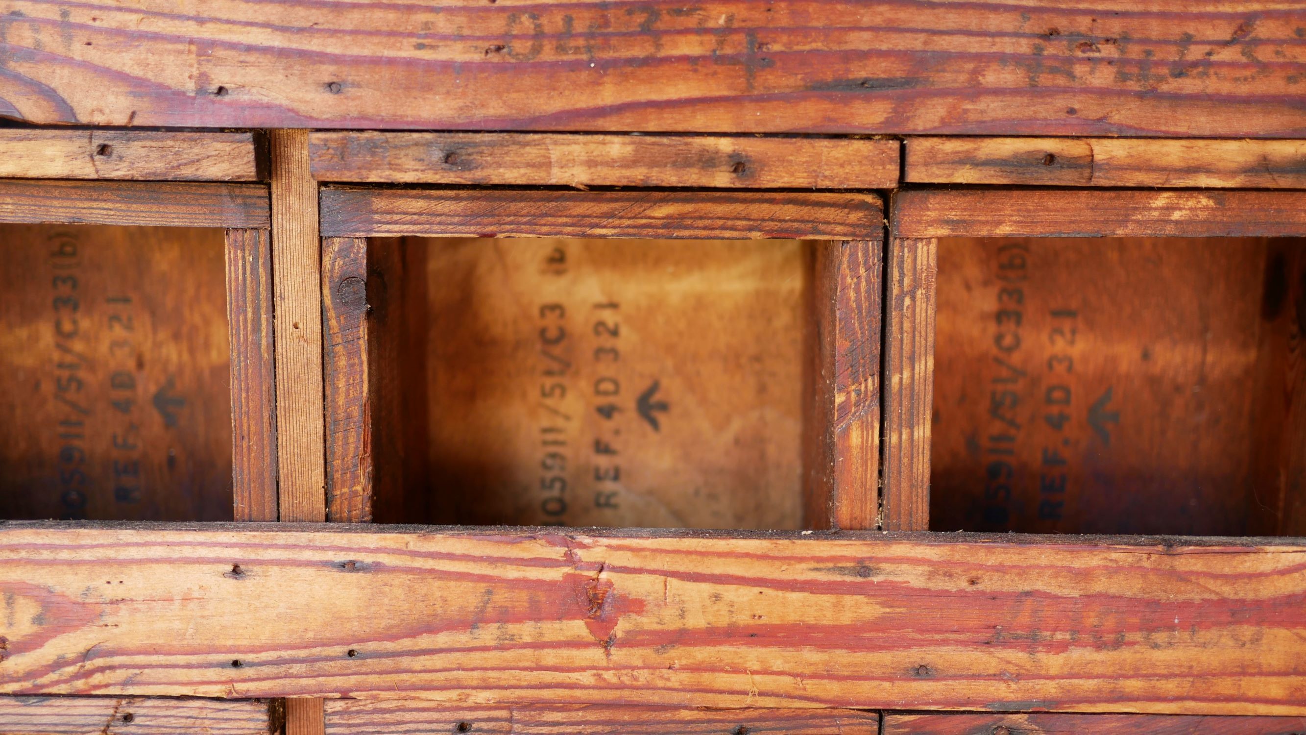 Craft furniture with vintage lockers