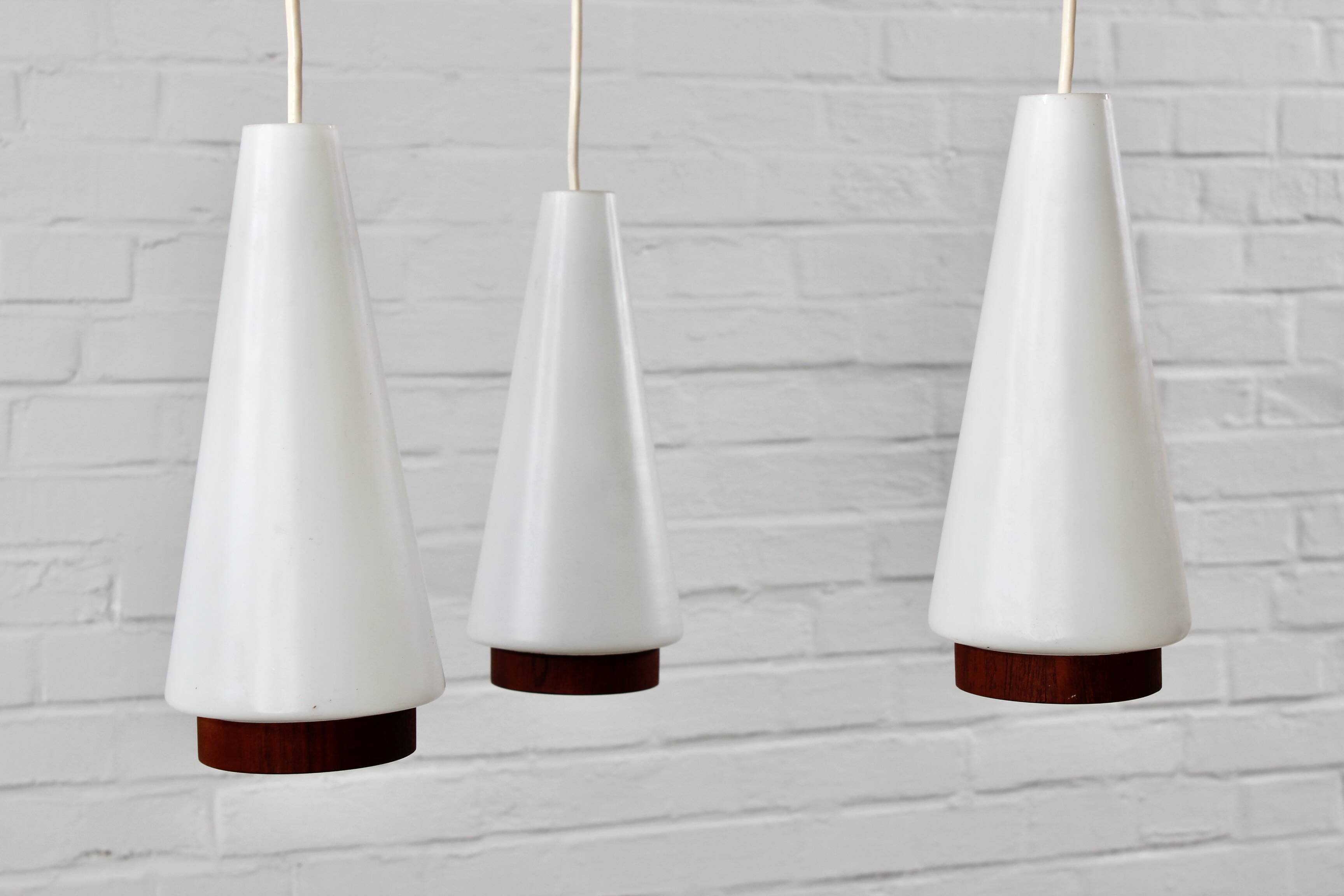 Danish teak ceiling lamp Danish design mid-century 60s