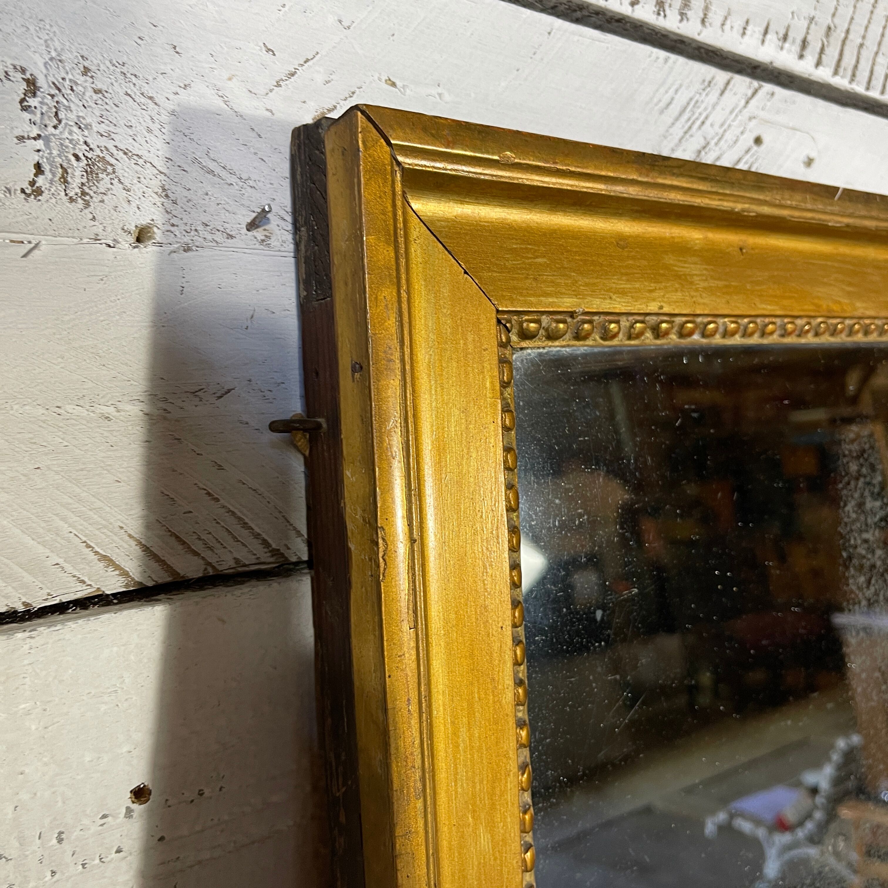 Old gilded mirror 81 x 60 cm