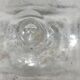 Glass bottle decorated with gold motifs