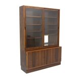 Rosewood cabinet/display case, Poul Hundevad, Denmark, 1960