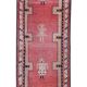 Vintage Turkish rug from Oushak, hand-woven 97x305 cm