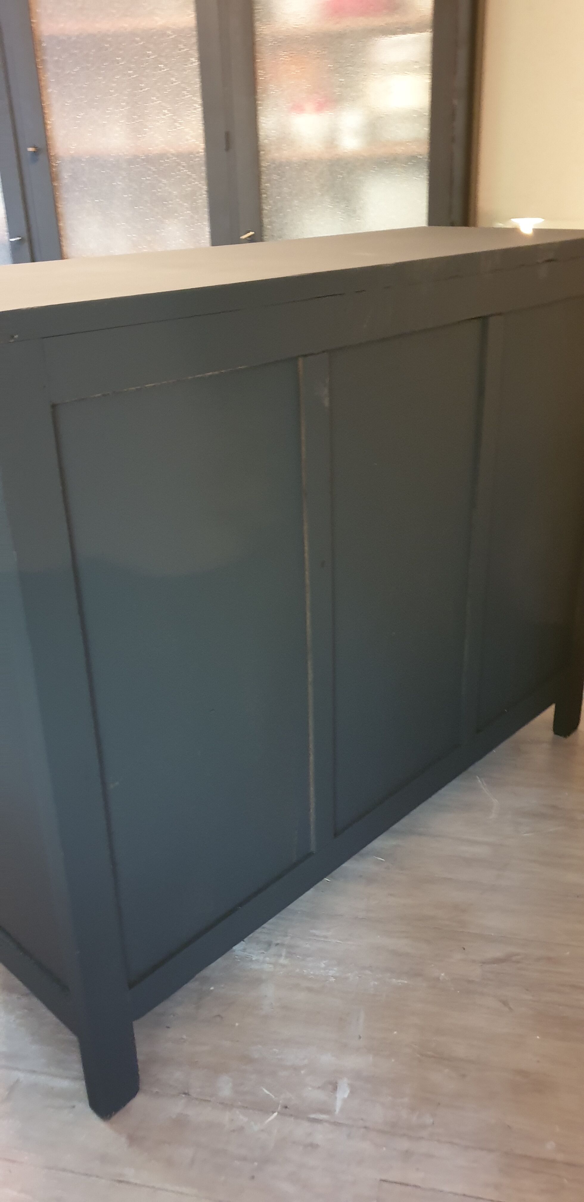 Black art deco buffet