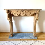 Oak fireplace mantle XIX