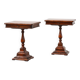 Pair of 20th century English nightstands in George IV style