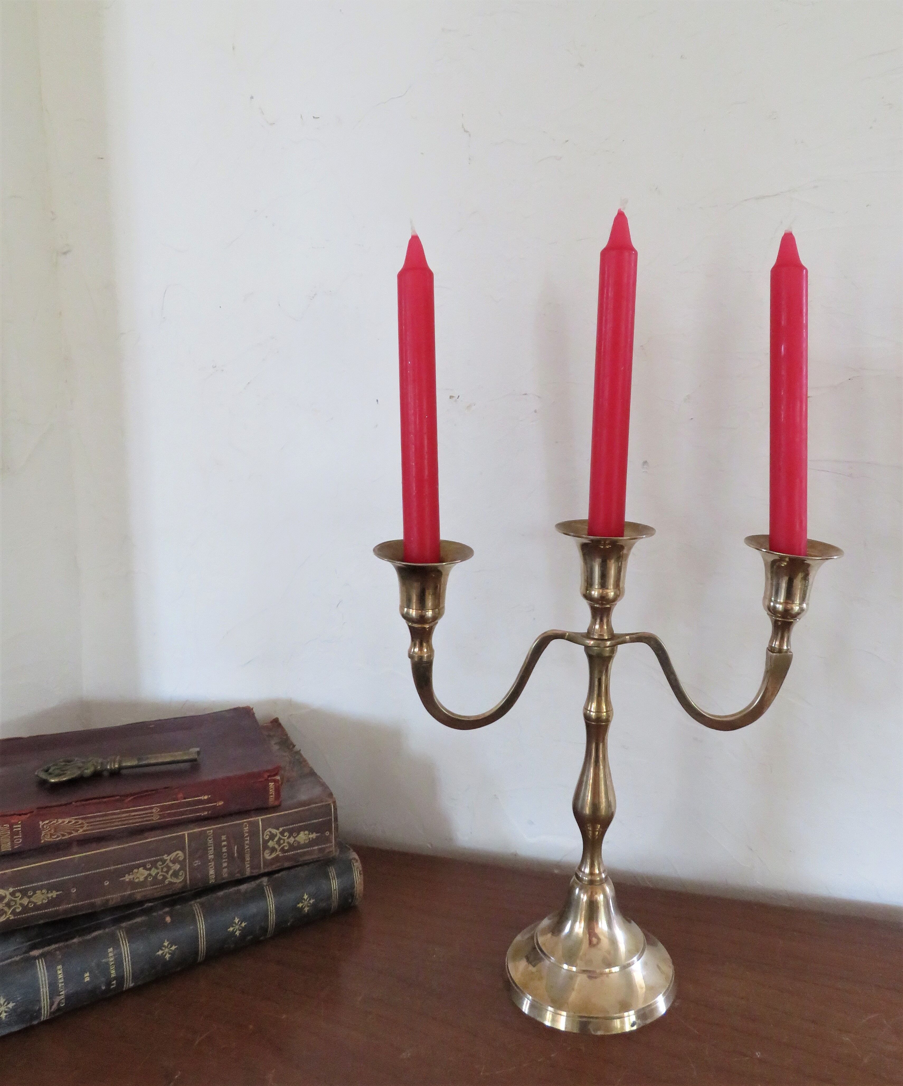 Vintage brass candlestick