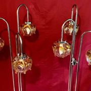 Paire de lampadaires "Muguet" en cascade, année 70