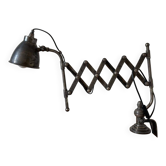 Lampe industrielle à ciseaux, pince d'établi
