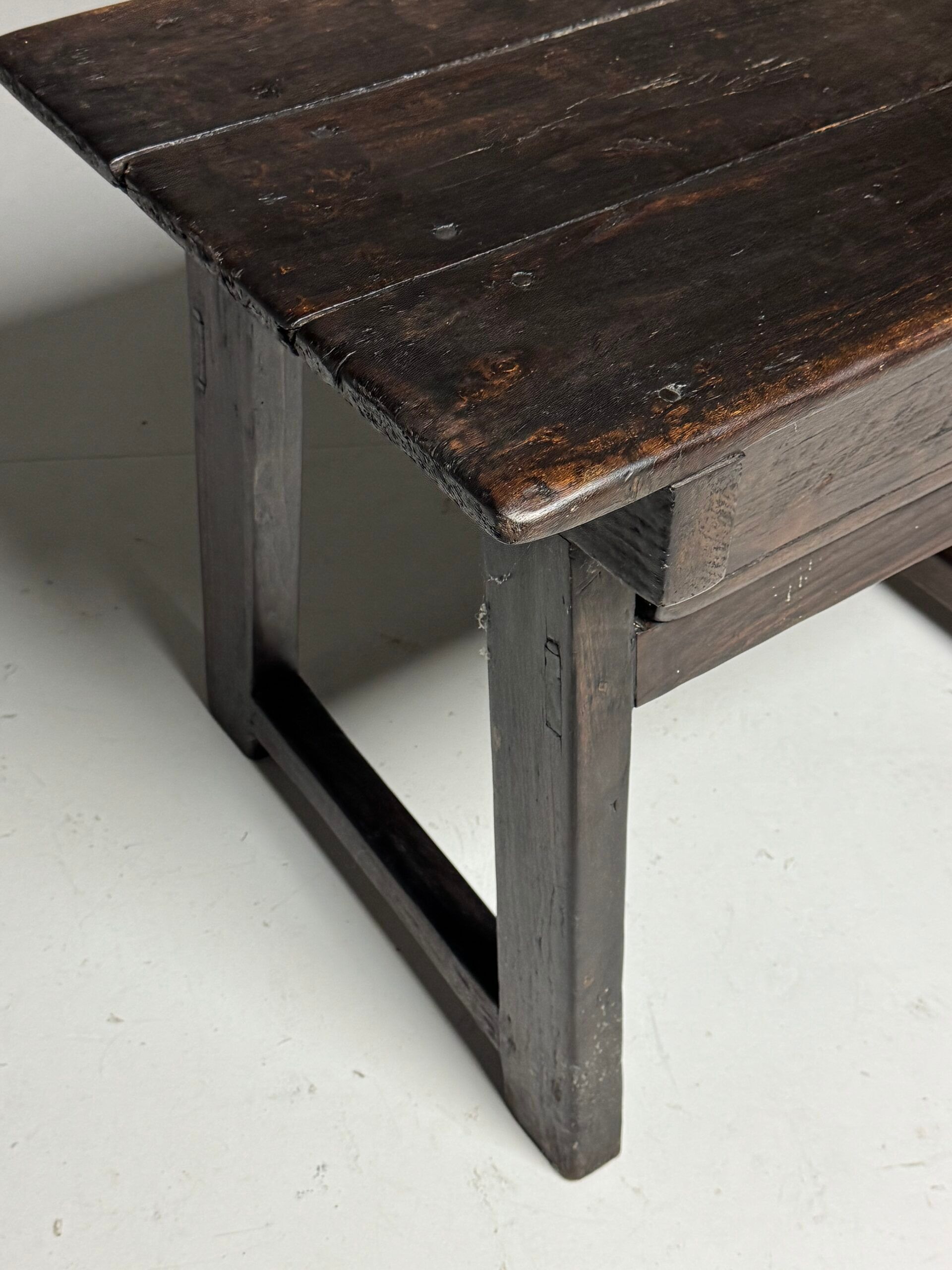 Spanish side table, rustic, early 20th century