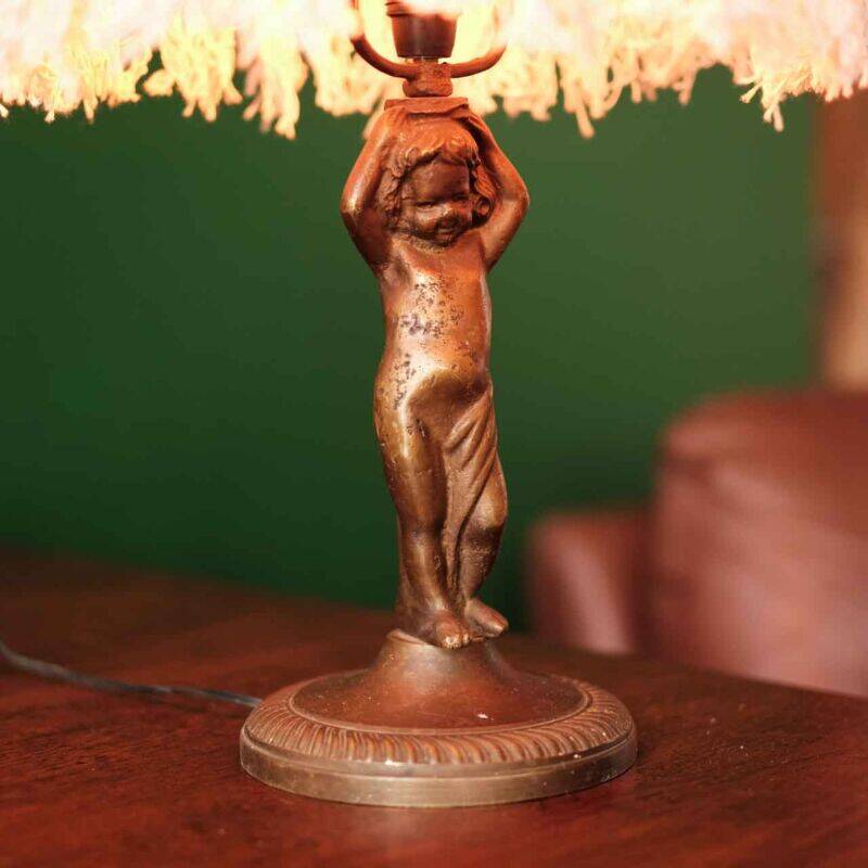 Lampe de table avec motif enfant