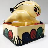 Rabbit Ashtray • Empty Pocket • Earthenware • Art Deco • Ditmar Urbach • 1930