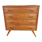 50's chest of drawers, compass feet