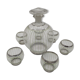 Liquor service where digestive ball design
