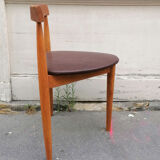 Chair in wood and skai, Yugoslavia, 1960