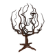 Bougeoir arbre fer forgé, chandelier