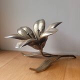 Cendrier fleur en laiton