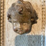 Wooden panel "Angelot" old ceruse gray