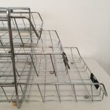 Trieur courrier inox 3 niveaux coulissants