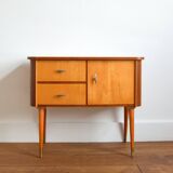 Vintage compass foot console 1950s