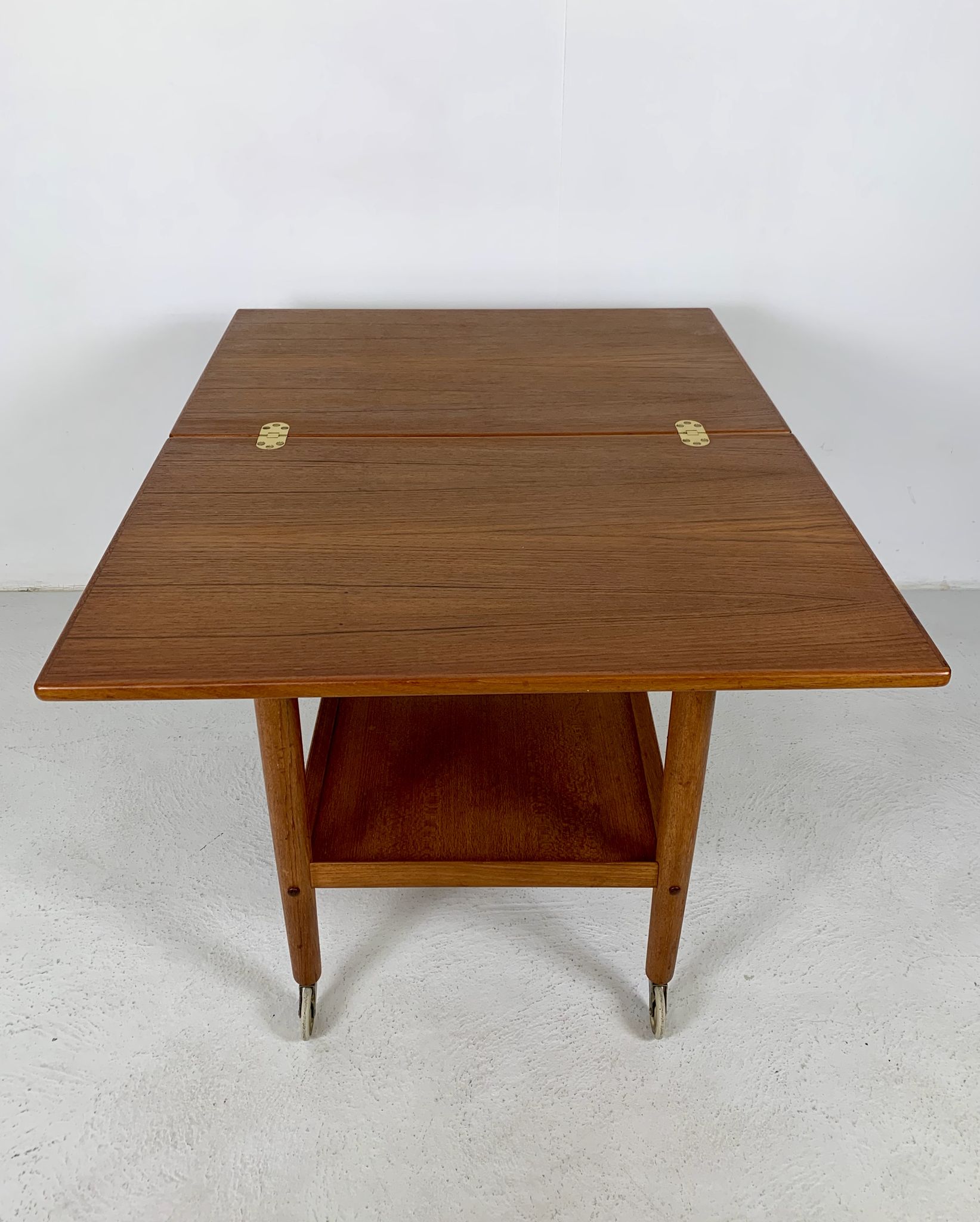 Danish midcentury teak bar trolley by Grete Jalk