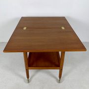 Danish midcentury teak bar trolley by Grete Jalk