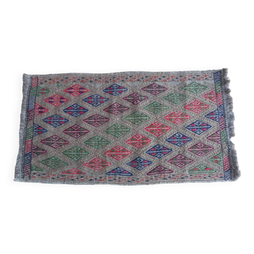 Tapis Kilim turc vintage tissé main
