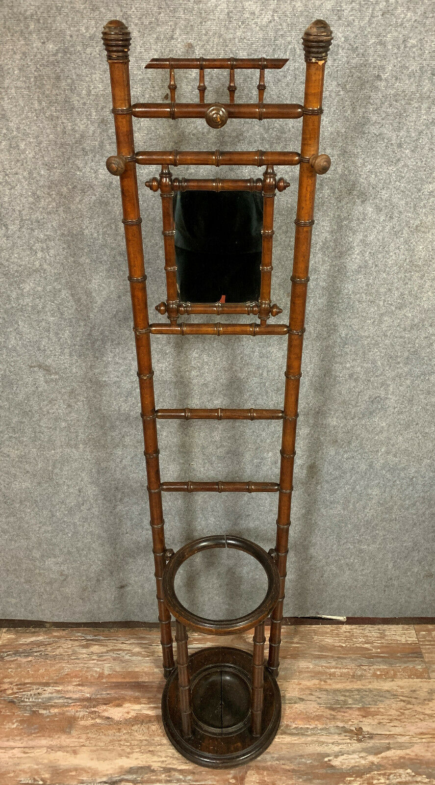 coat rack and bamboo umbrella holder circa 1880