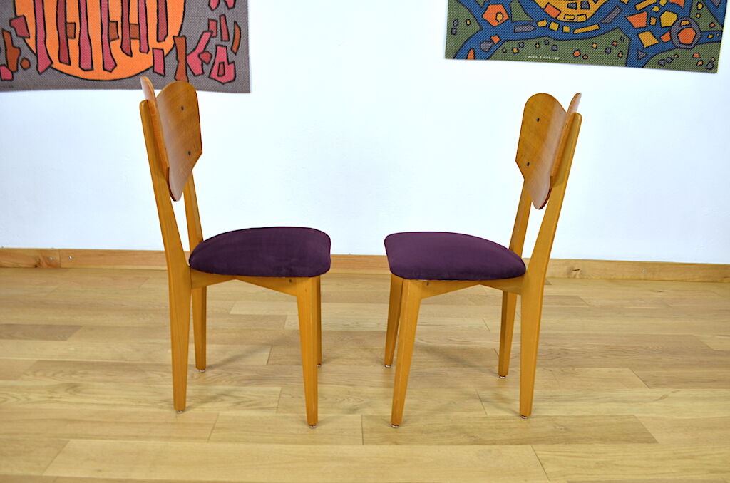 Paire de chaises 1950