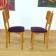 Paire de chaises 1950