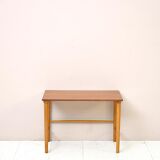 Swedish teak sofa side table