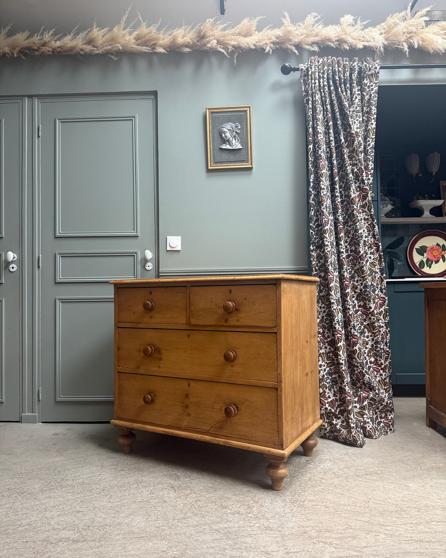 Commode anglaise en pin (rénovée)