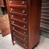 Semainier in mahogany Louis XVI style