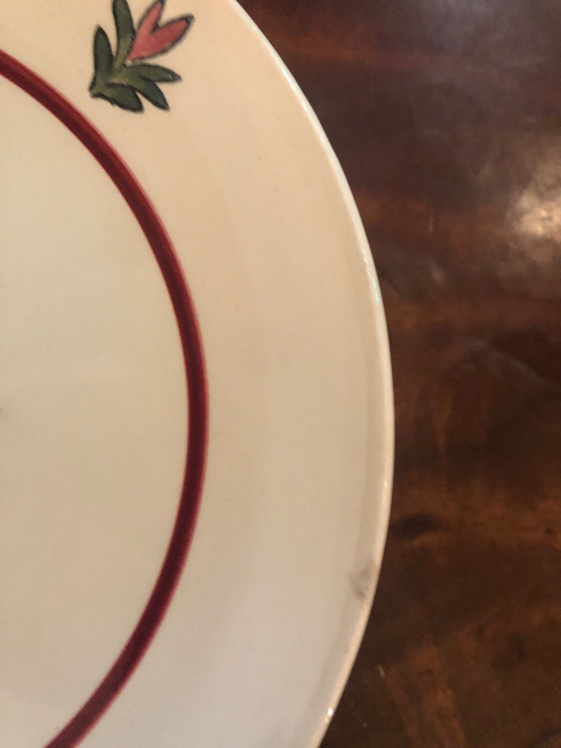 Set of 6 plates in vintage Gien