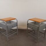 Pair of 50s bedside tables
